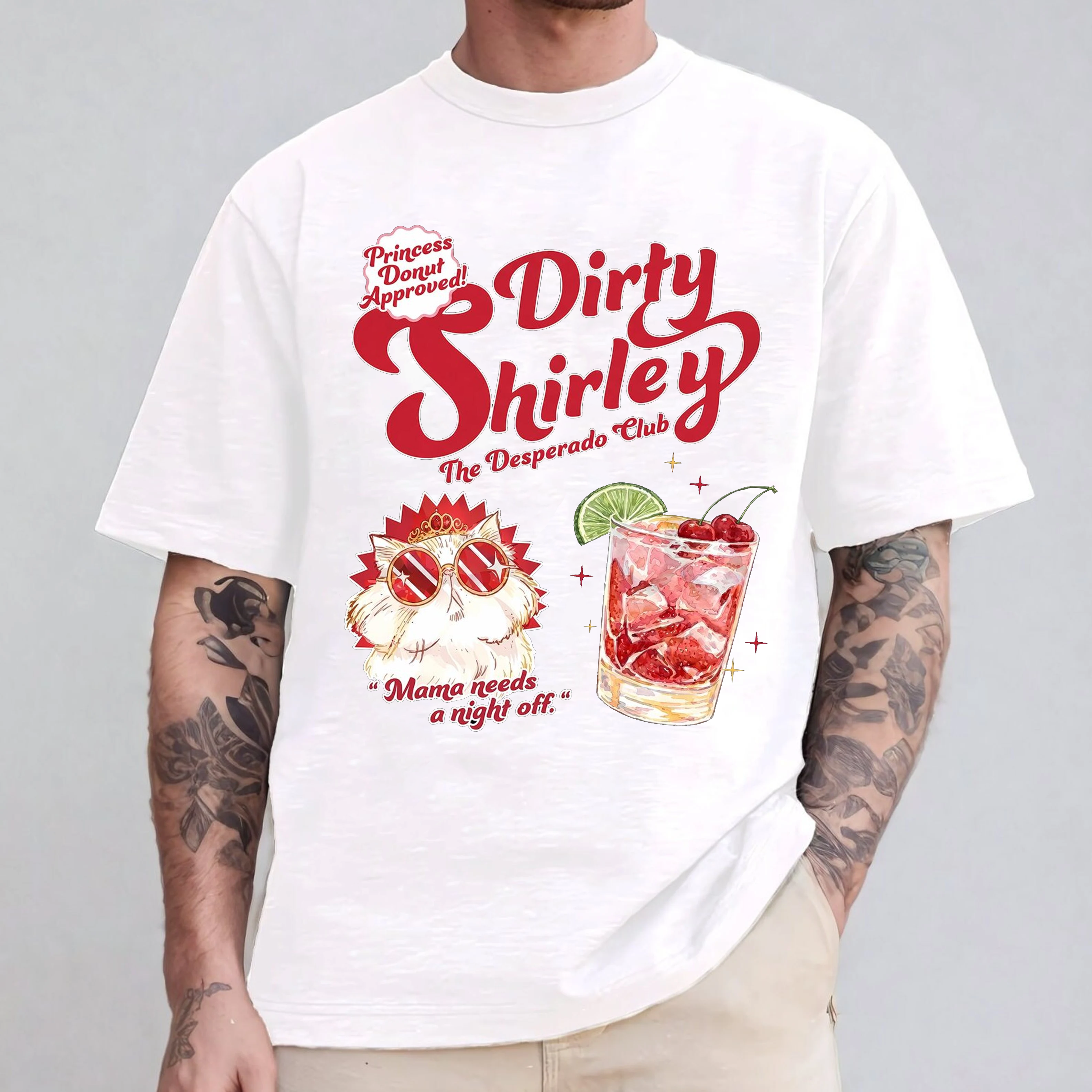 Dirty Shirley, Dungeon Crawler Carl Graphic Oversize Unisex Shirts/Crewneck/Hoodie