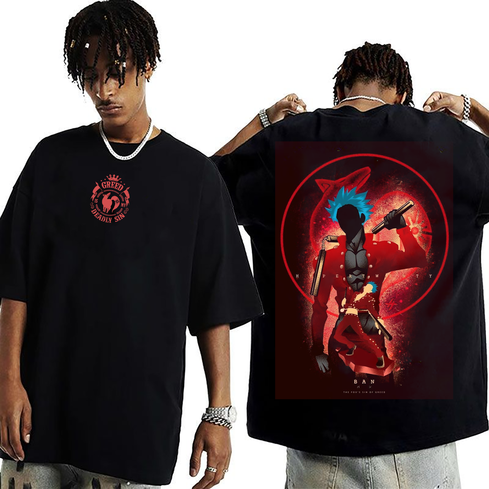 Weeb Zone Limited Edition 7DS - Seven Deadly Sins Anime T-shirt/Crewneck/Hoodie