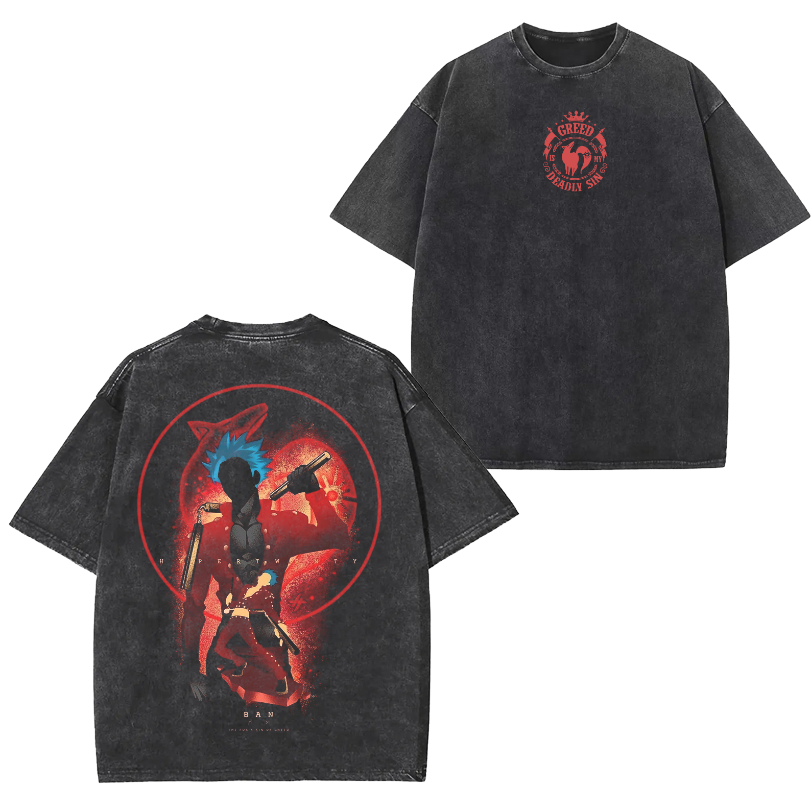 Weeb Zone Limited Edition 7DS - Seven Deadly Sins Anime T-shirt/Crewneck/Hoodie