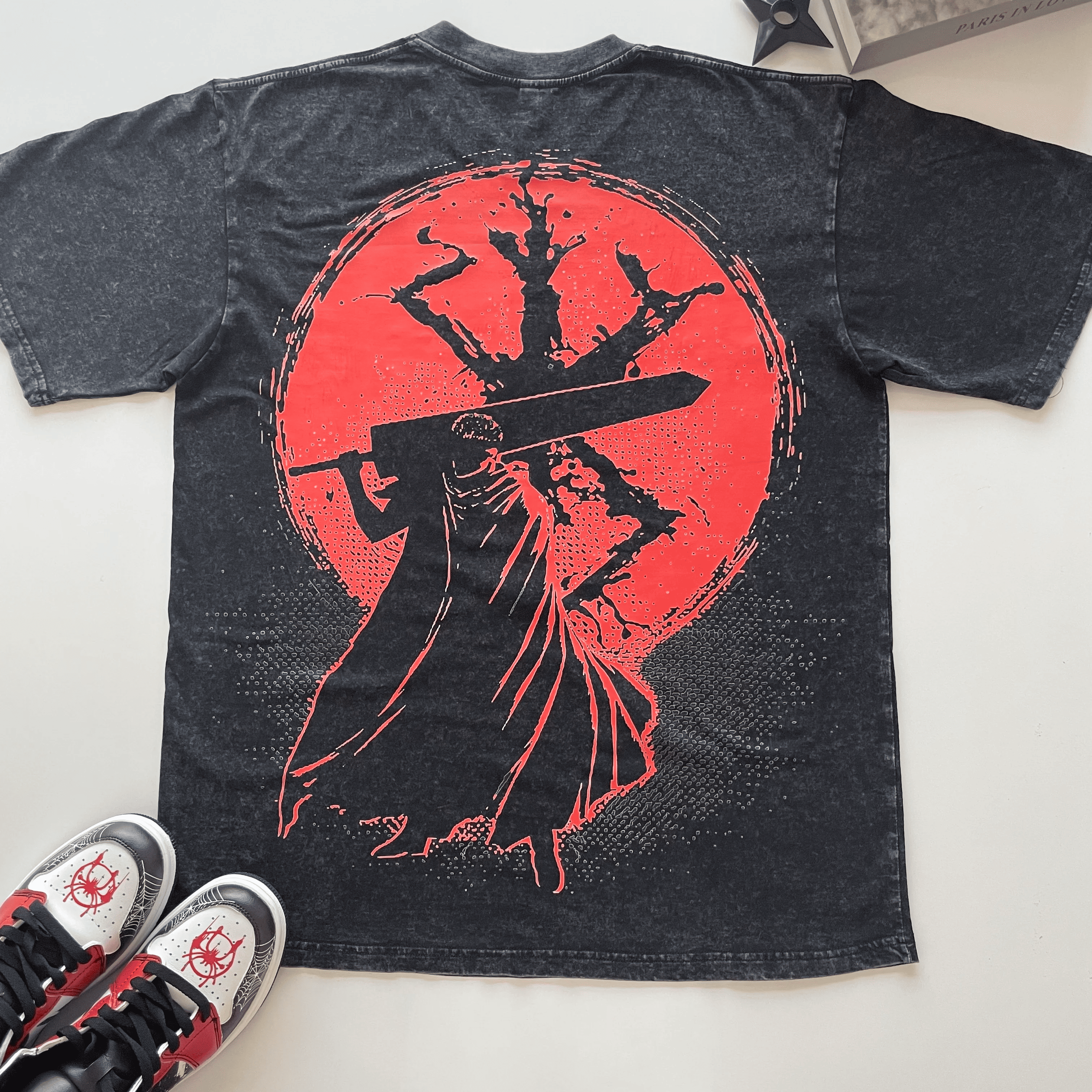 Nysekai "Blood Moon of Sacrifice Guts" Berserk Vintage T-Shirt