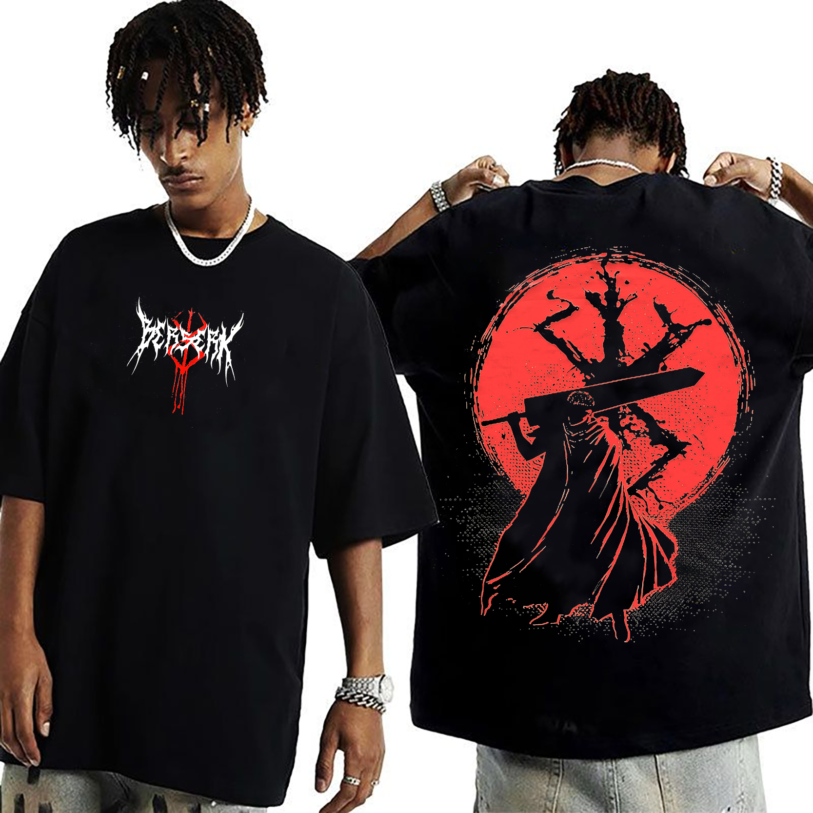 Nysekai "Blood Moon of Sacrifice Guts" Berserk Vintage T-Shirt