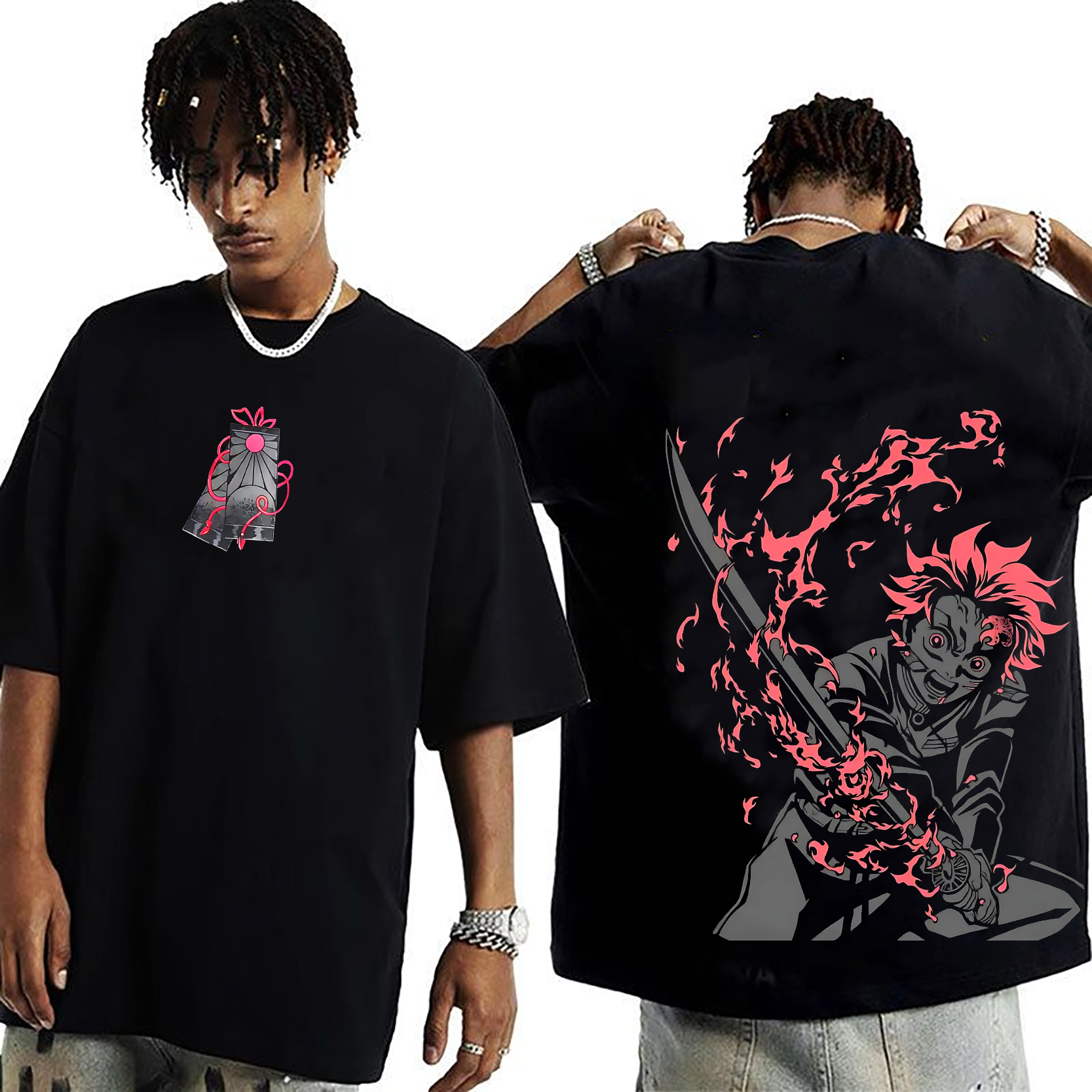 Demon Slayer,Tanjiro Kamado Anime T-Shirt