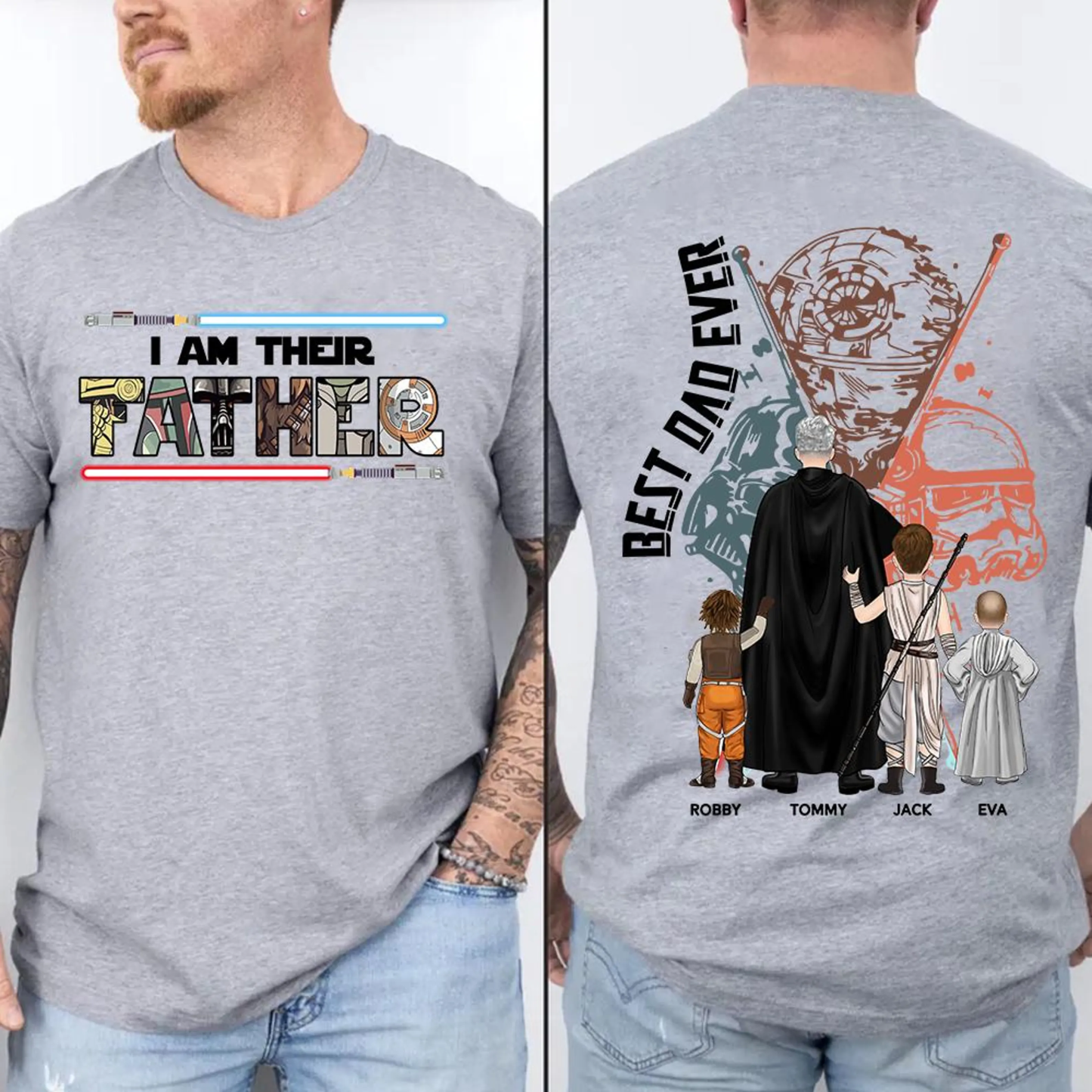 Personalized I Am Their Father T-Shirt