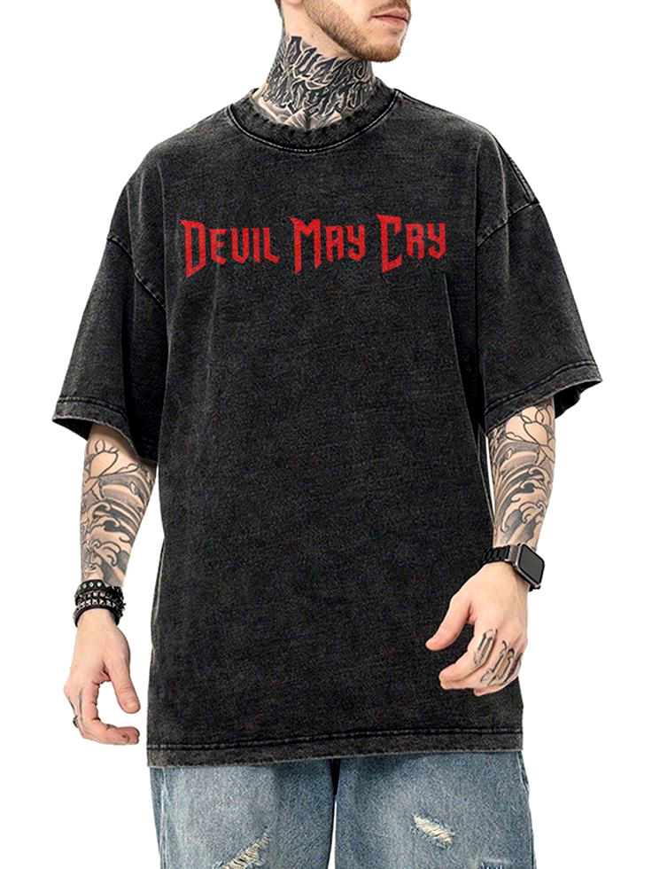 Devil May Cry 5 Unisex Washed T-Shirt