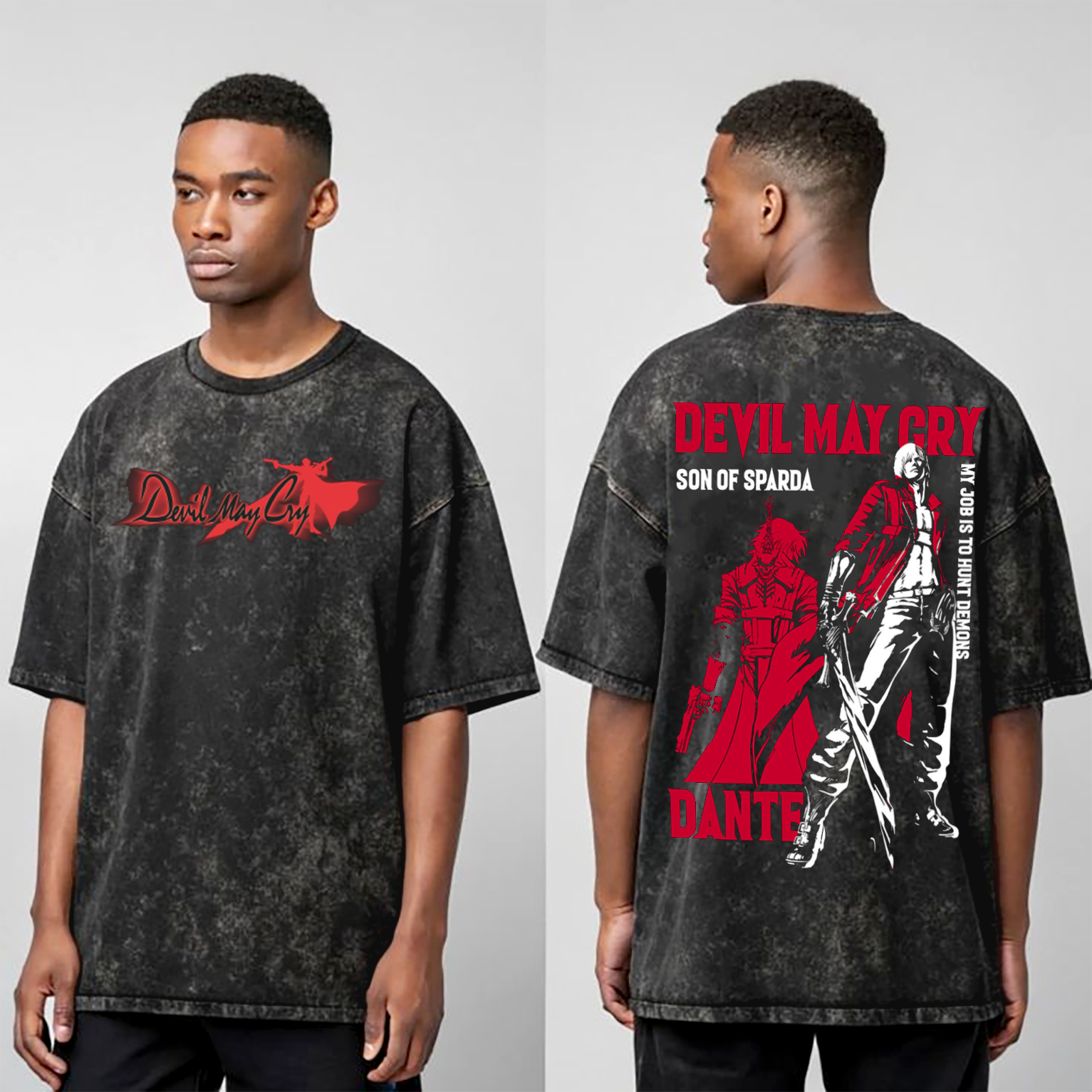 Devil May Cry Unisex Washed T-Shirt