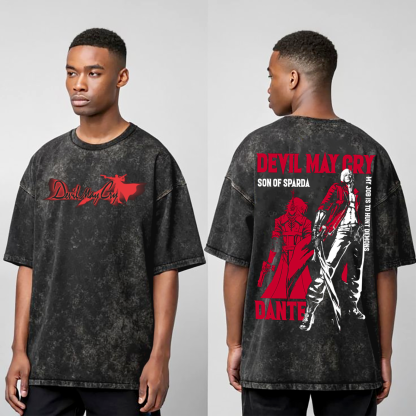 Devil May Cry Unisex Washed T-Shirt