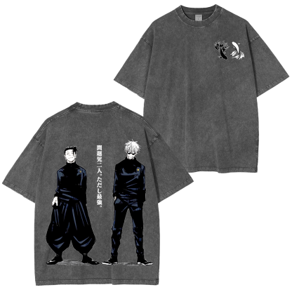 Jujutsu Kaisen Anime Unisex Washed T-Shirt