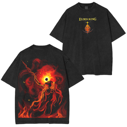 Midra The Frenzied Lord,Elden Ring  Unisex Washed T-Shirt