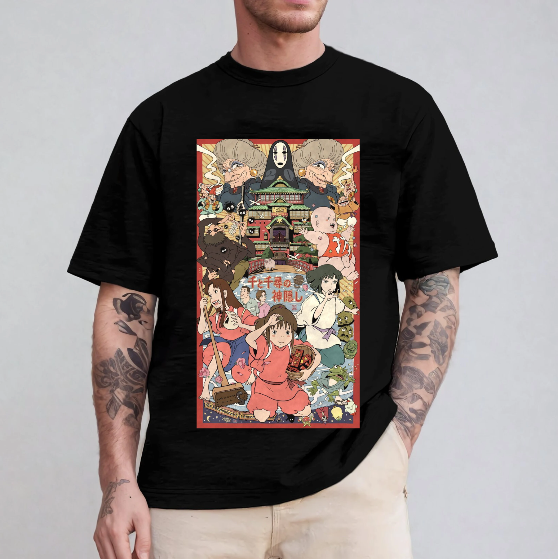 Ghibli Spirited Away No Face Chihiro Tee/Sweatshirt/Hoodie