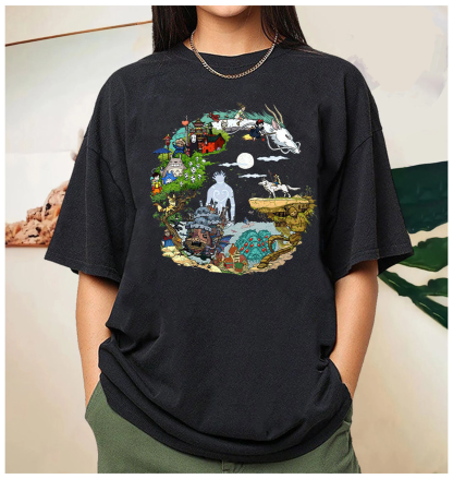 Ghibli Characters Graphic Tee/Sweatshirt/Hoodie