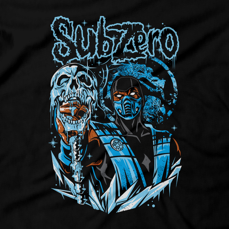 Mortal Kombat Subzero Vintage Unisex Washed T-Shirt