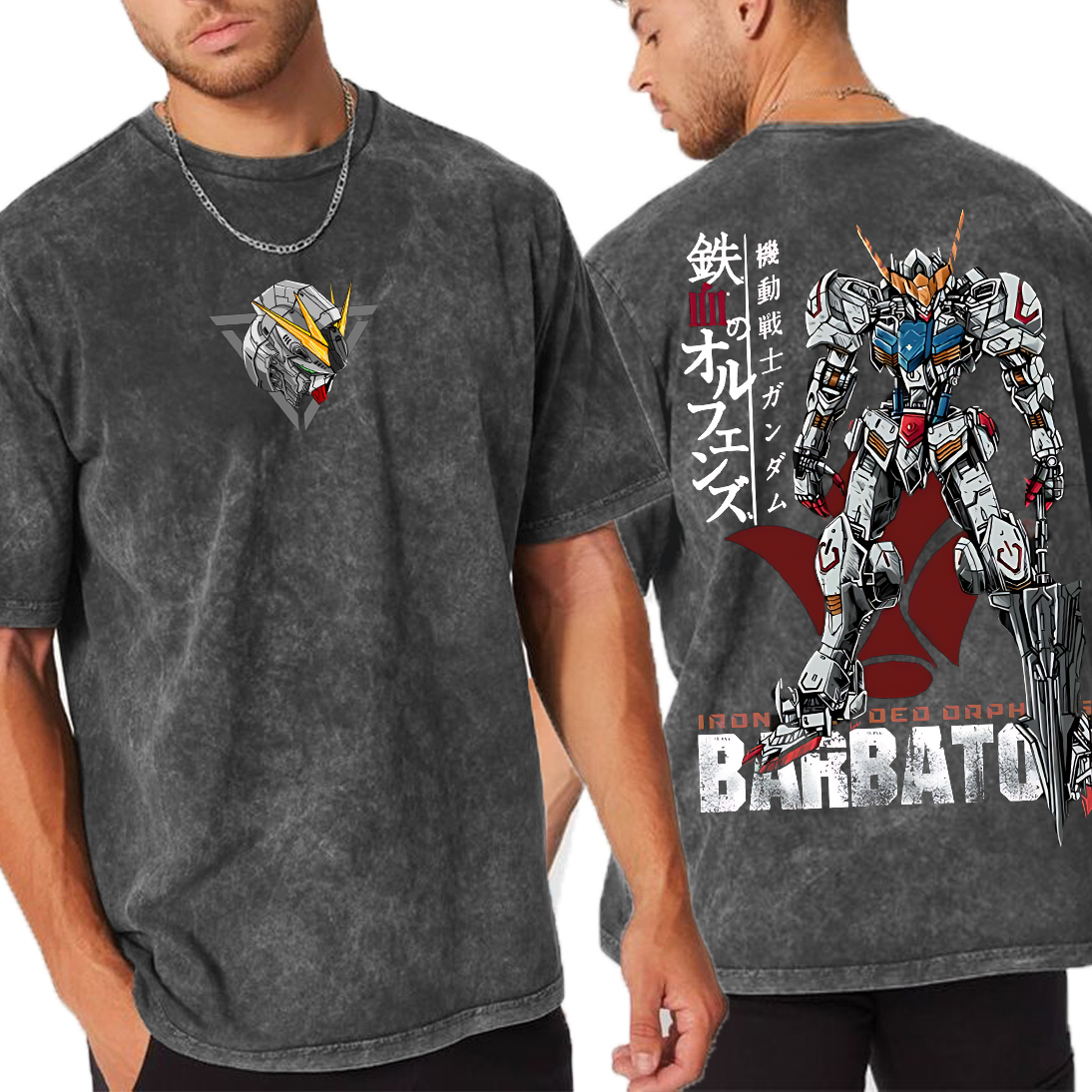 Gundam Anime Unisex Washed T-Shirt