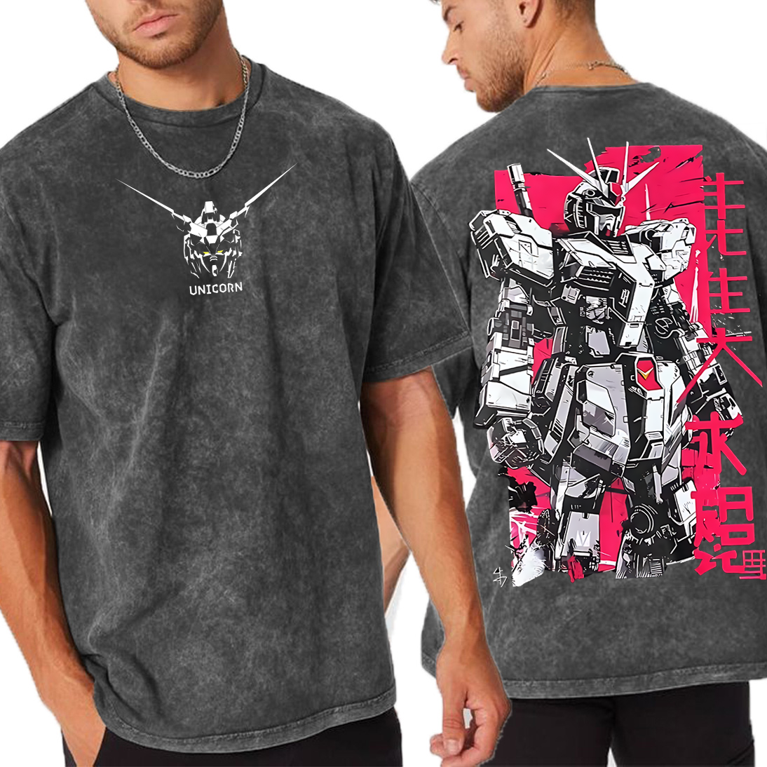 Iconic Gundam  Unisex Washed T-Shirt