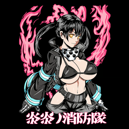 Tamaki Kotatsu - Fire Force Anime  Unisex Washed T-Shirt