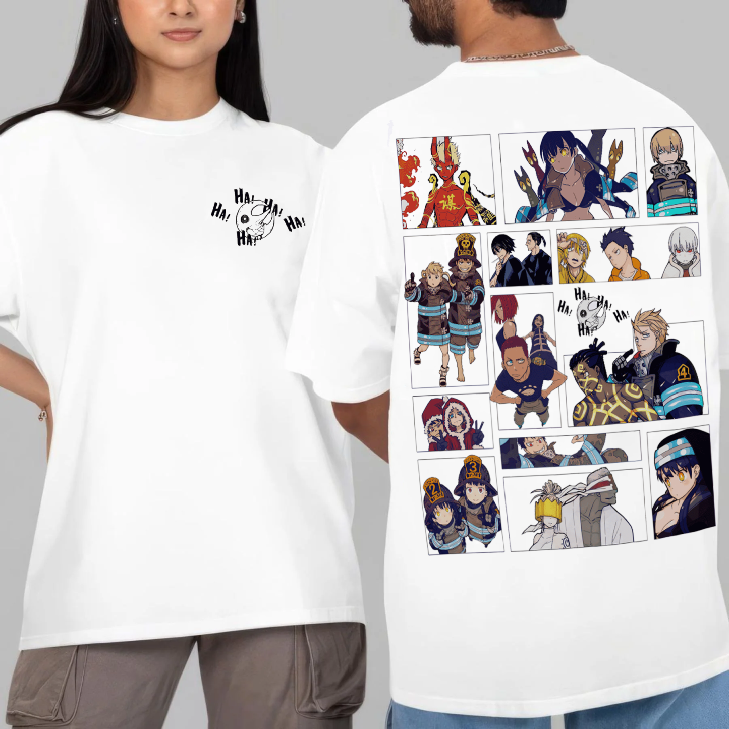 FIRE FORCE  Drawing Manga Colored T-Shirt