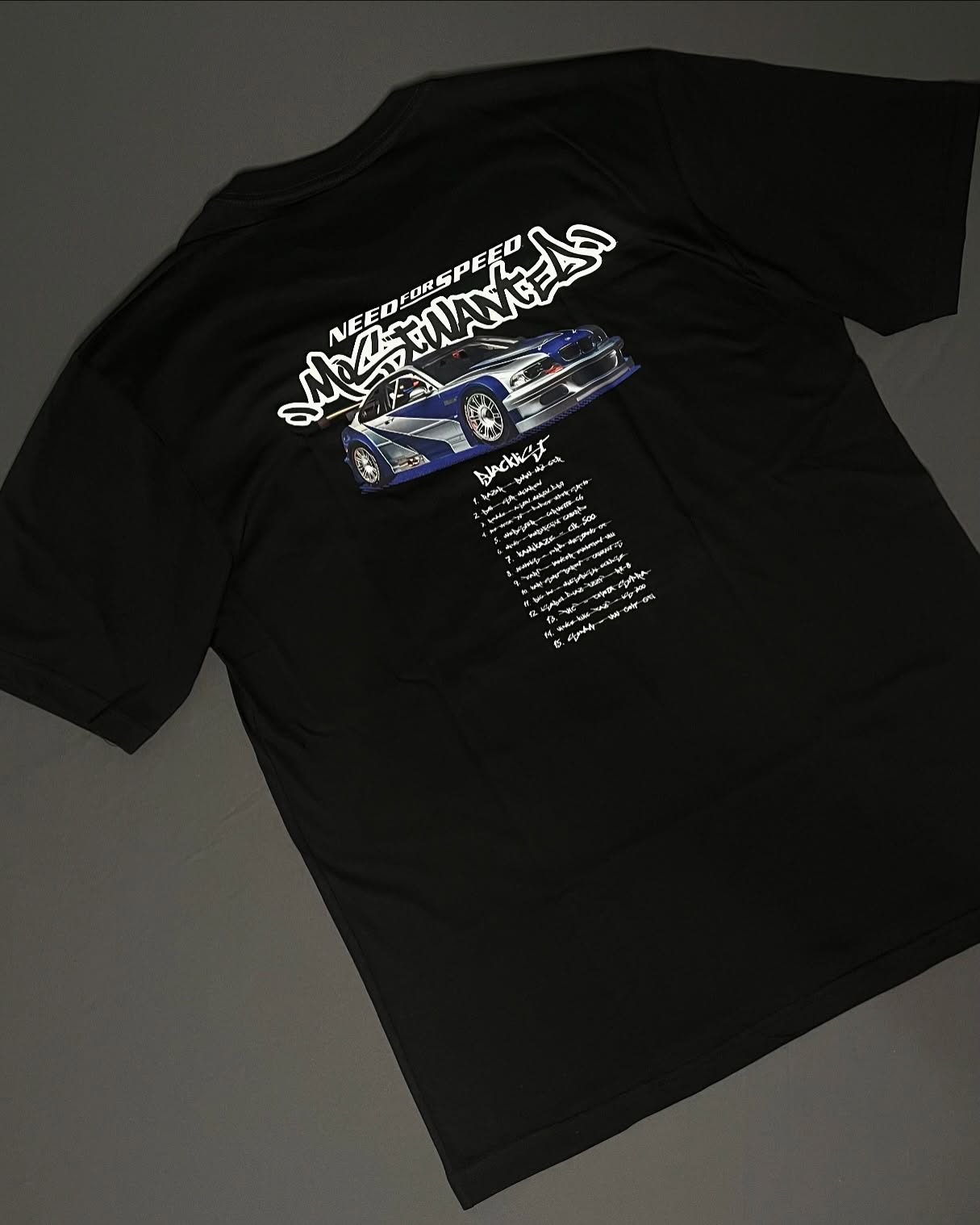 BMW M3 GTR Need for Speed Most Wanted T-Shirt