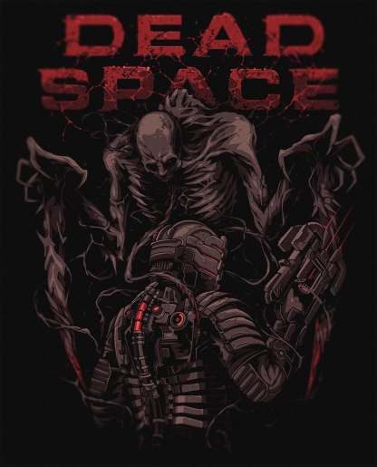 Retro The Dead Space Make Us Game Graphic Unisex Washed T-Shirt