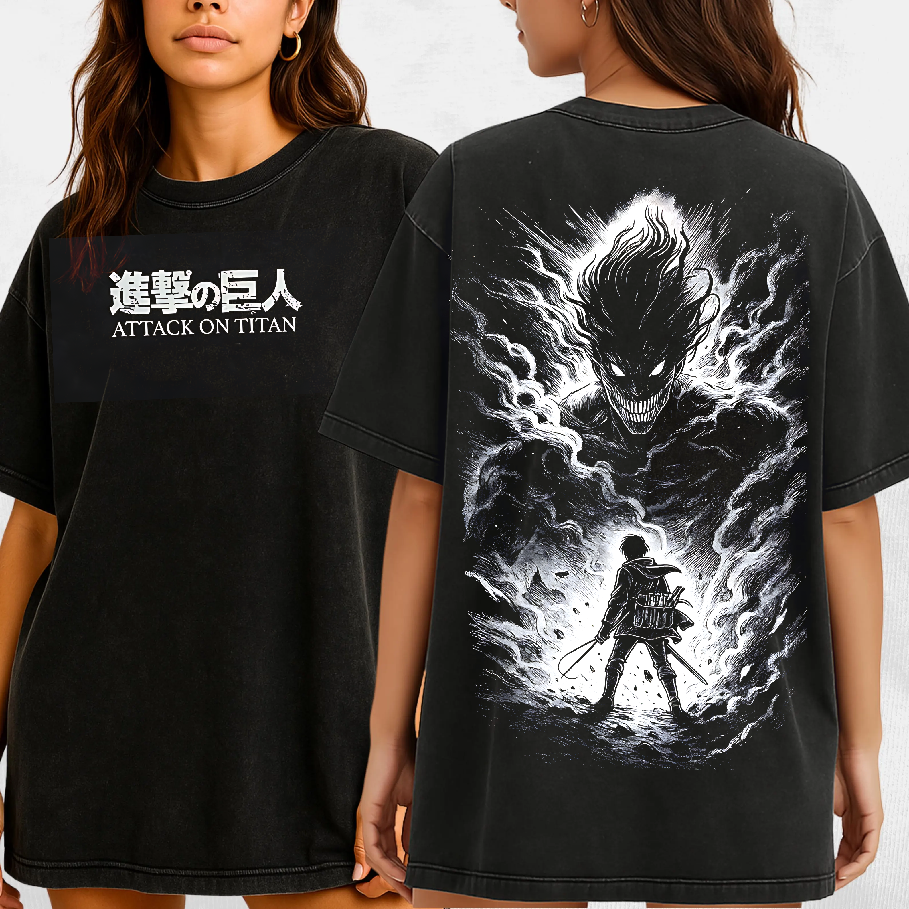 Attack on Titan Unisex Washed T-Shirt