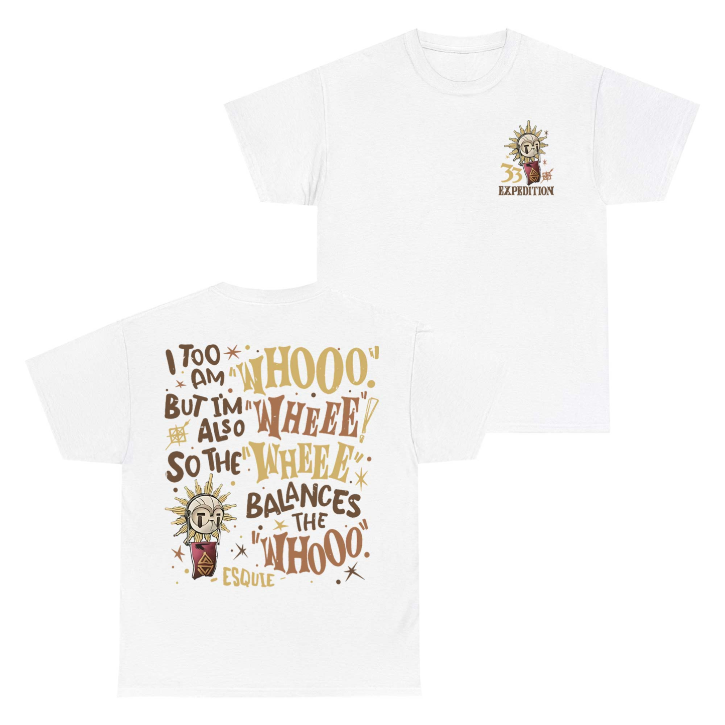 Esquie ?C Clair Obscur Expediton33 2Side T-Shirt