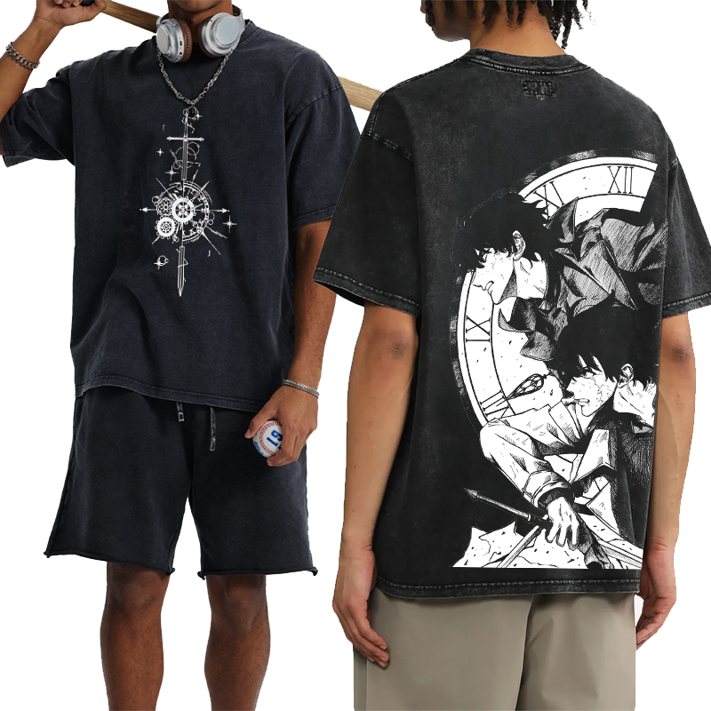 Kim Dokja Omniscient Readers Viewpoint Anime Unisex Washed T-Shirt