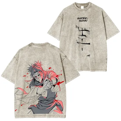 Jujutsukaisen Anime Unisex Washed T-Shirt
