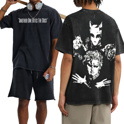 Another One Bites The Dast JoJo,JoJos Bizarre Adventure Anime Unisex Washed T-Shirt