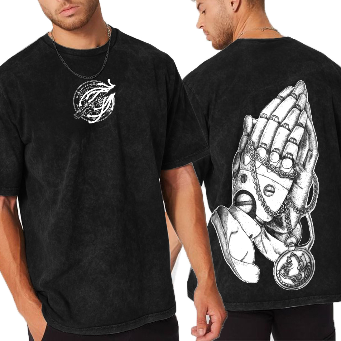 Fullmetal Alchemist Anime  Unisex Washed T-Shirt