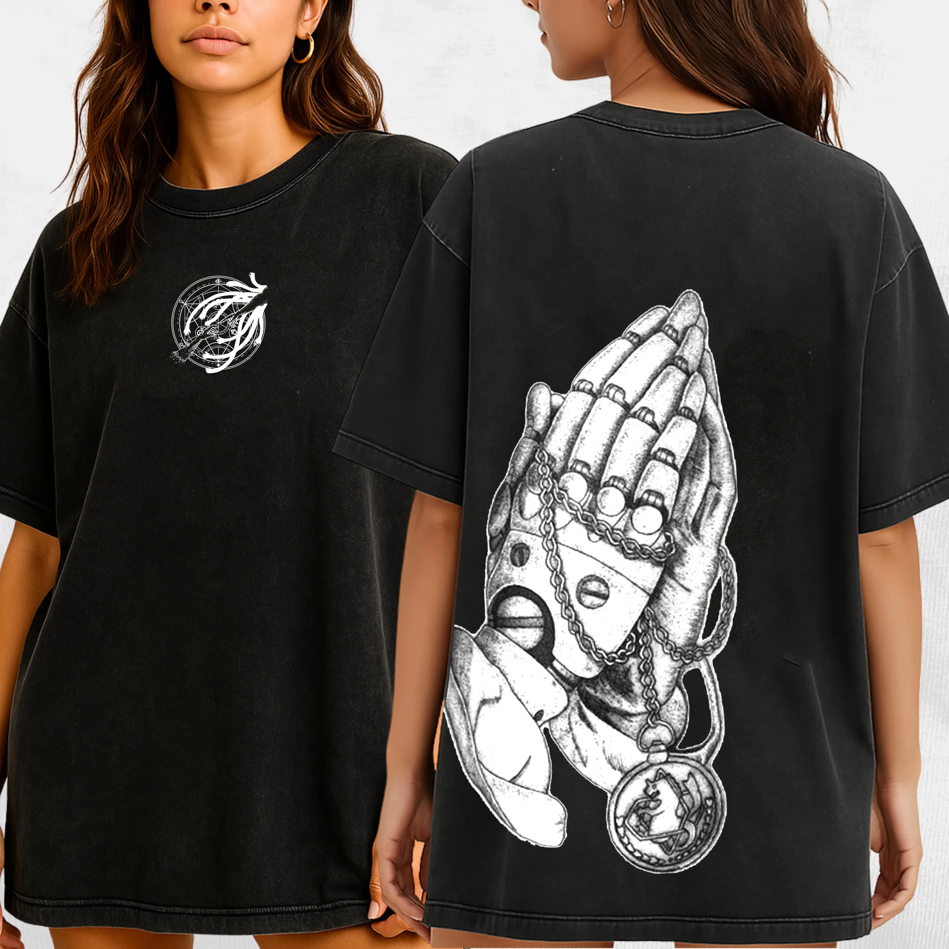 Fullmetal Alchemist Anime  Unisex Washed T-Shirt