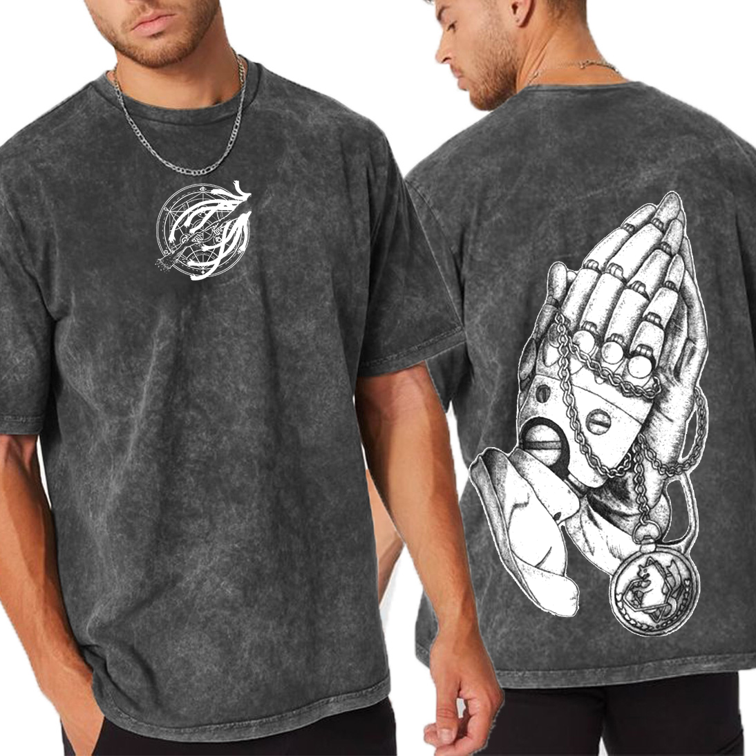 Fullmetal Alchemist Anime  Unisex Washed T-Shirt