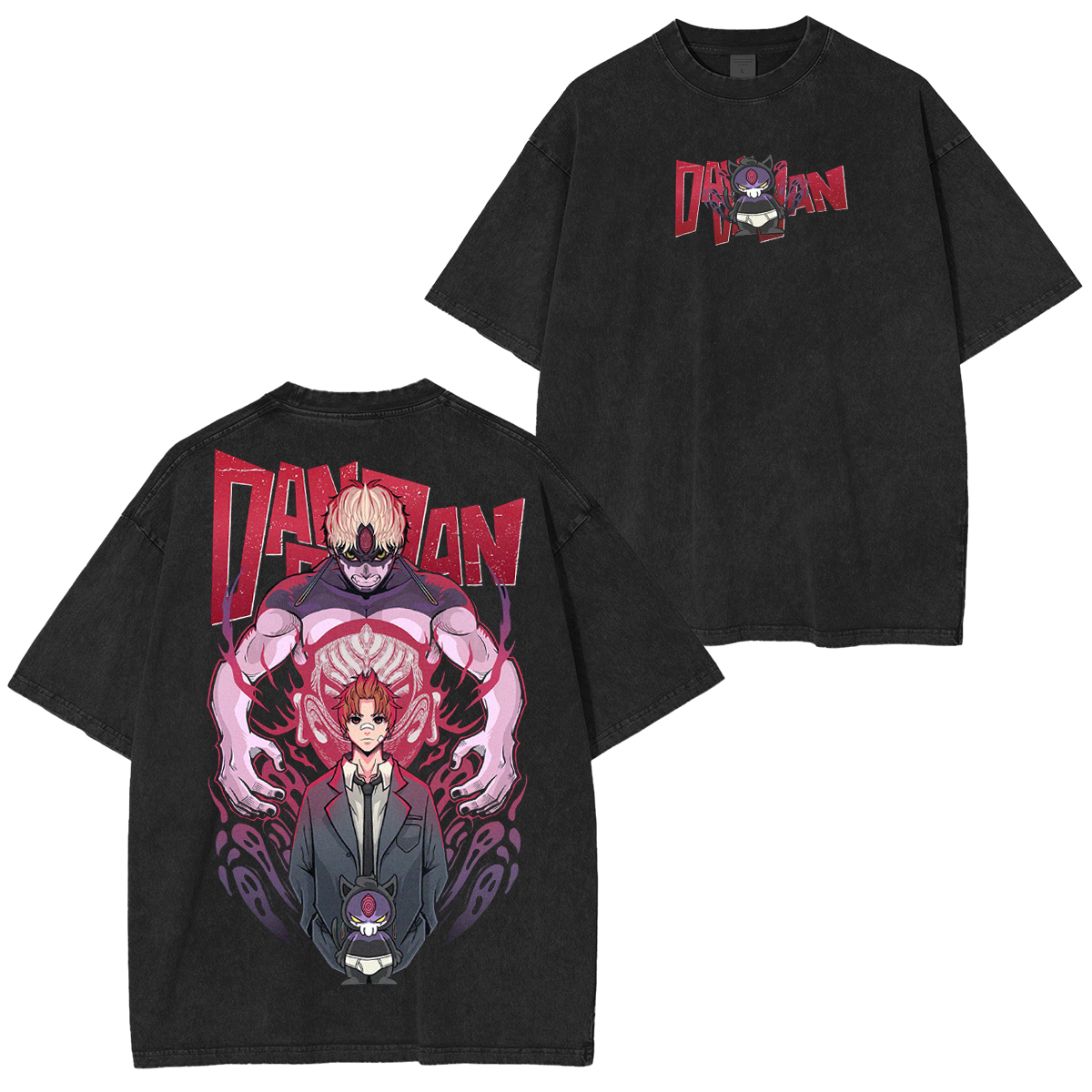 Dandadan Anime Unisex Washed T-Shirt