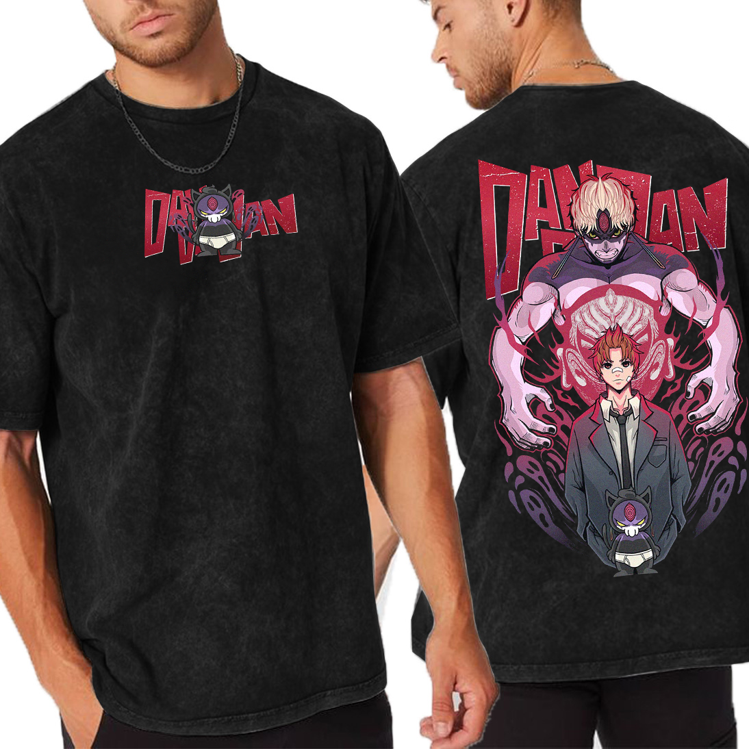 Dandadan Anime Unisex Washed T-Shirt