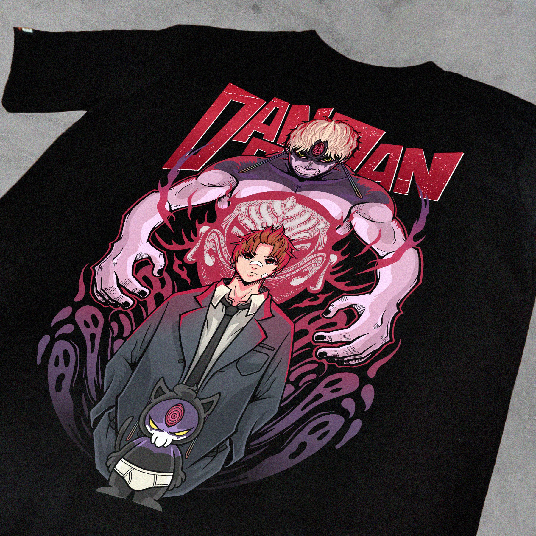 Dandadan Anime Unisex Washed T-Shirt