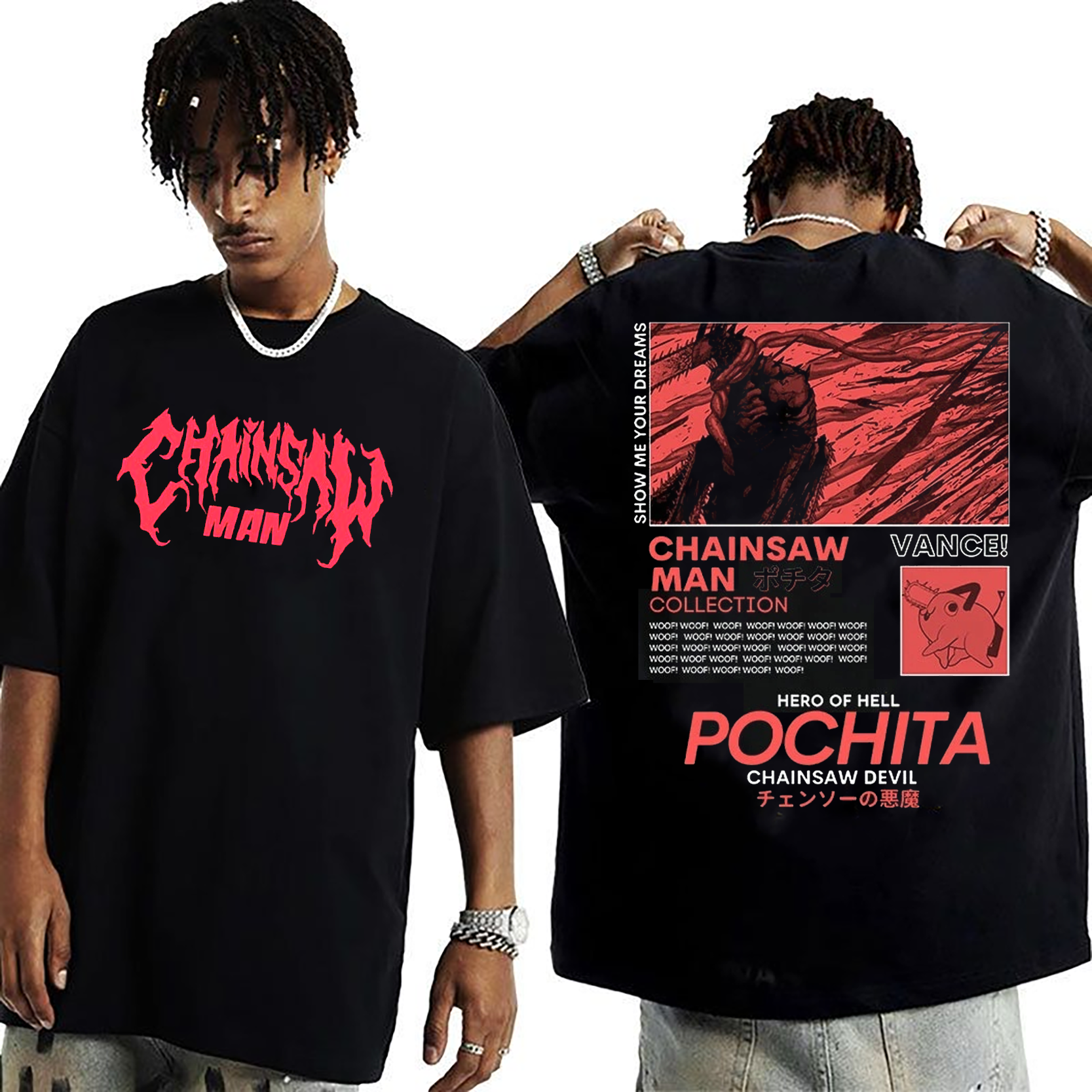 Chainsaw Man, Anime T-Shirt