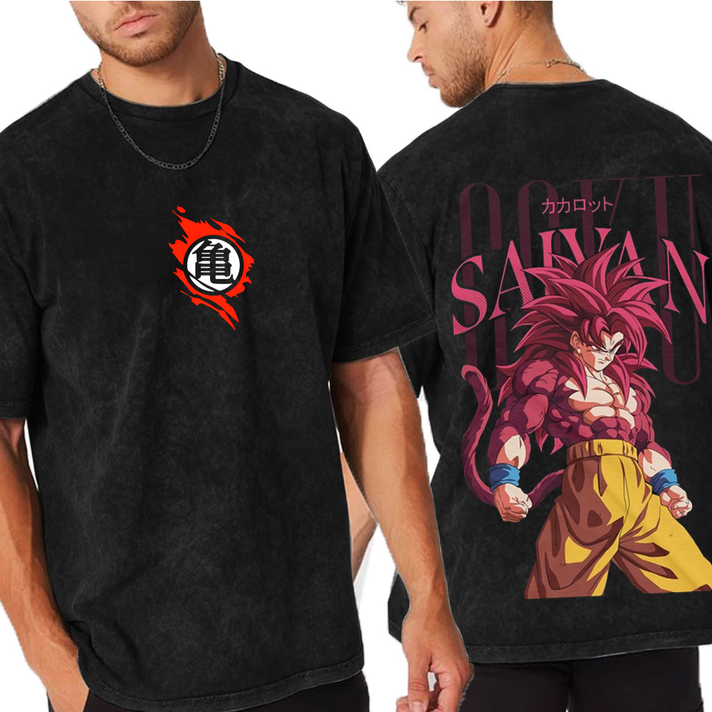 Goku super saiyan 4 Unisex Washed T-Shirt