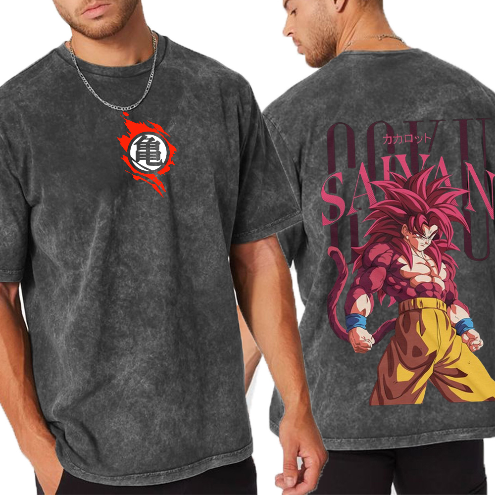 Goku super saiyan 4 Unisex Washed T-Shirt