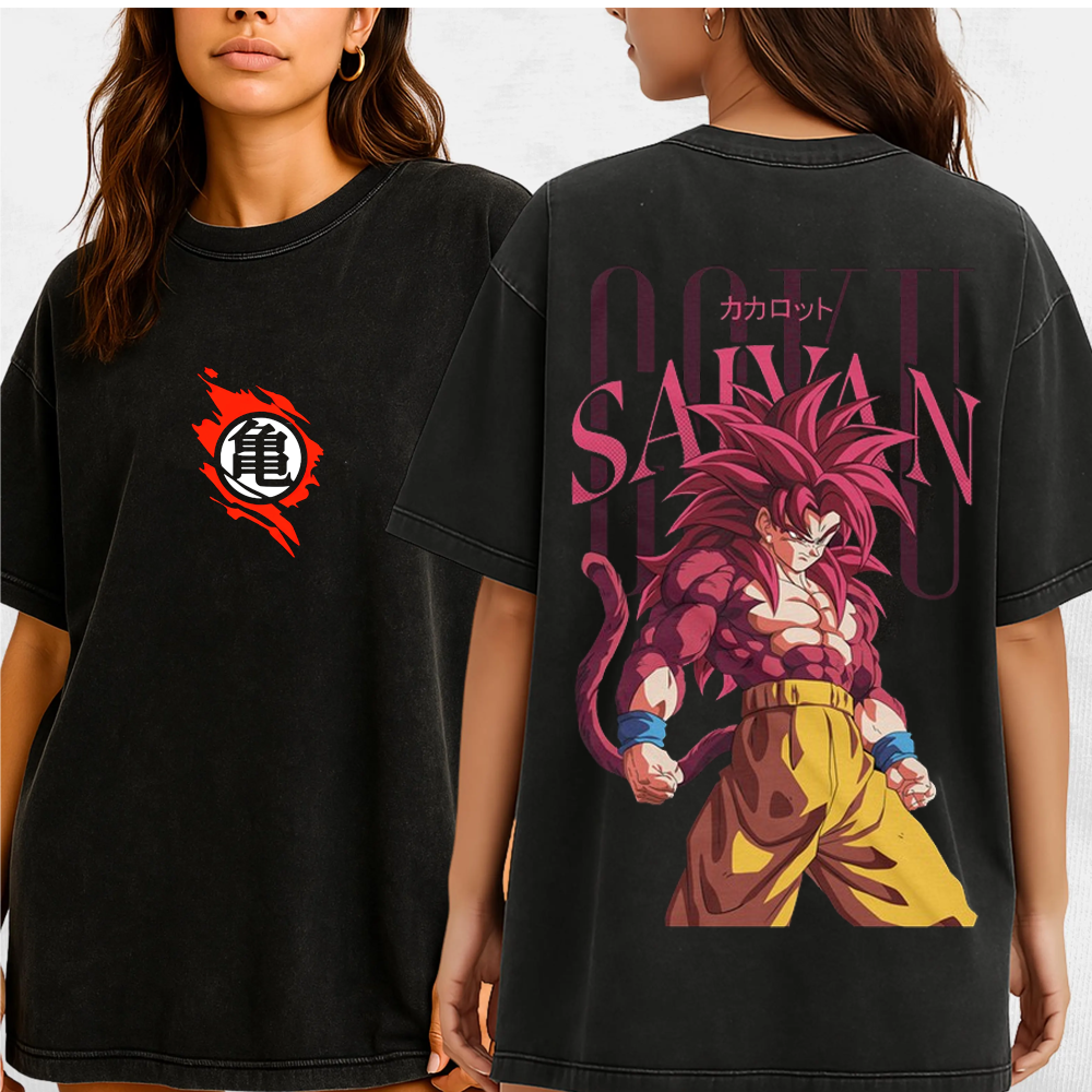Goku super saiyan 4 Unisex Washed T-Shirt
