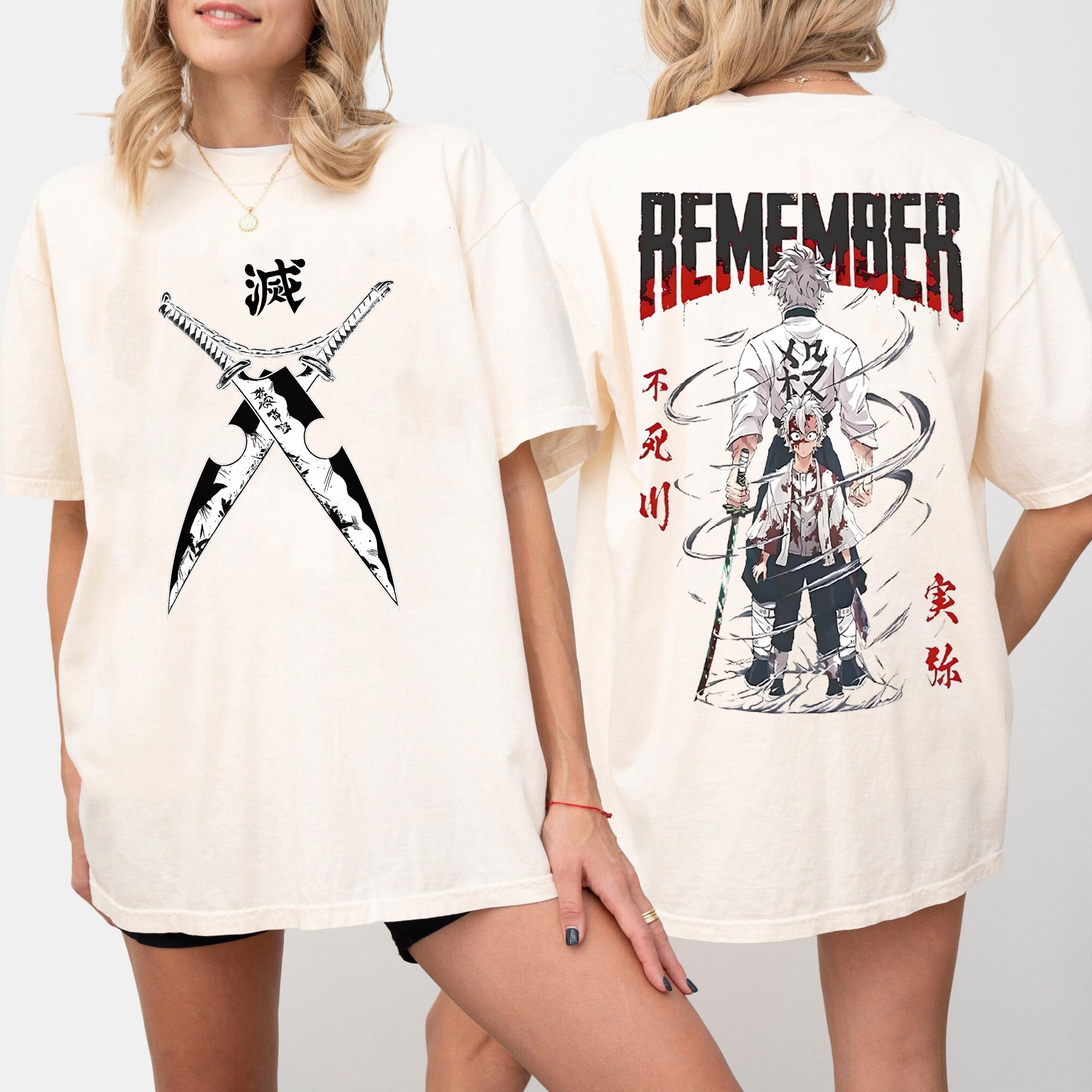 Demon Slayer,Wind Hashira Unisex Washed T-Shirt