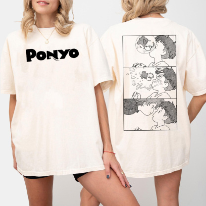 Ponyo,Ghibli Anime Unisex Shirts/Crewneck/Hoodie