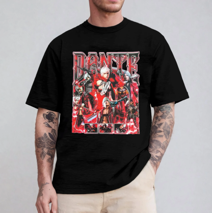 Dante,Devil May Cry Vintage  Unisex T-shirt/Crewneck/Hoodie