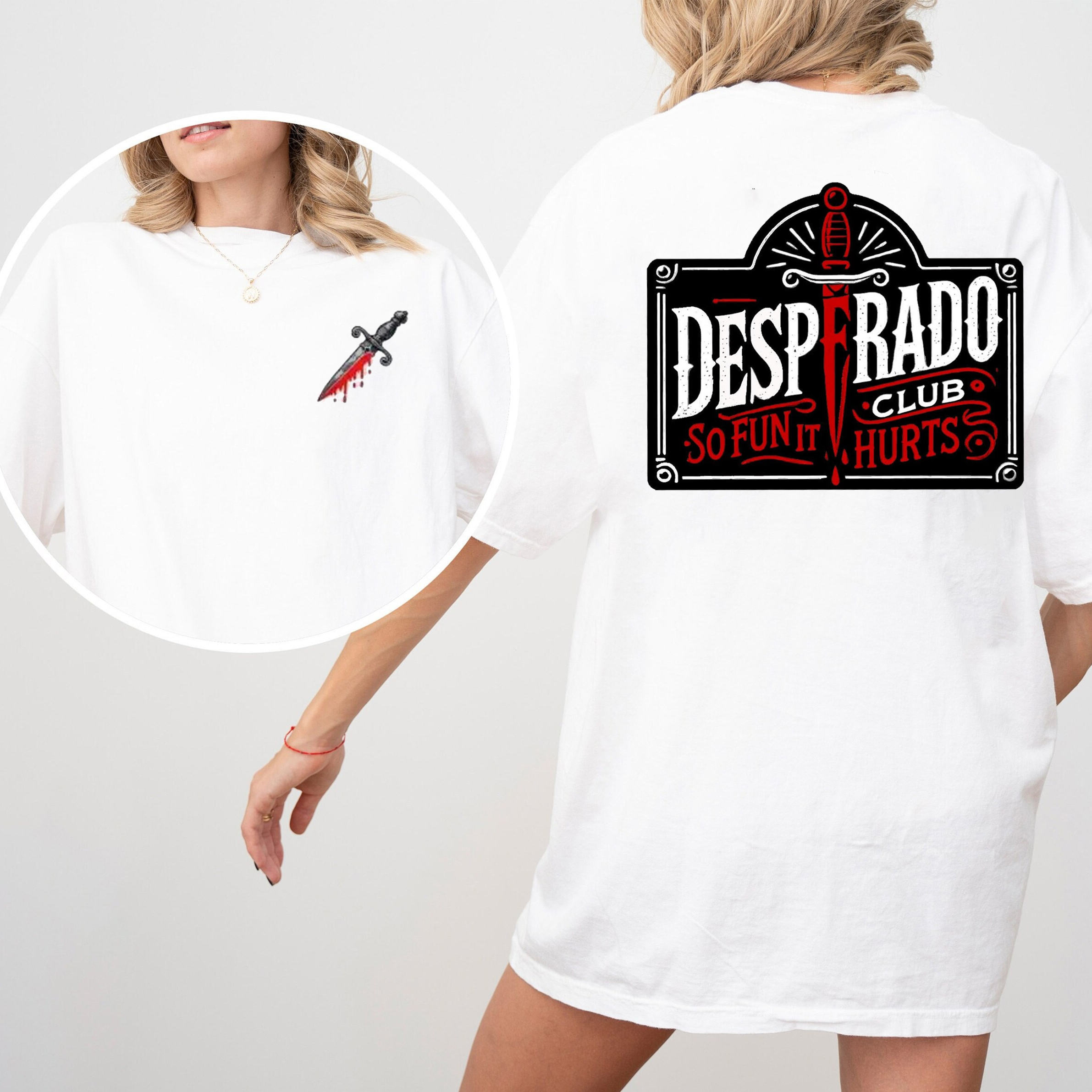 Dungeon Crawler Carl Desperado Club Book Graphic Oversize Unisex Shirts/Crewneck/Hoodie