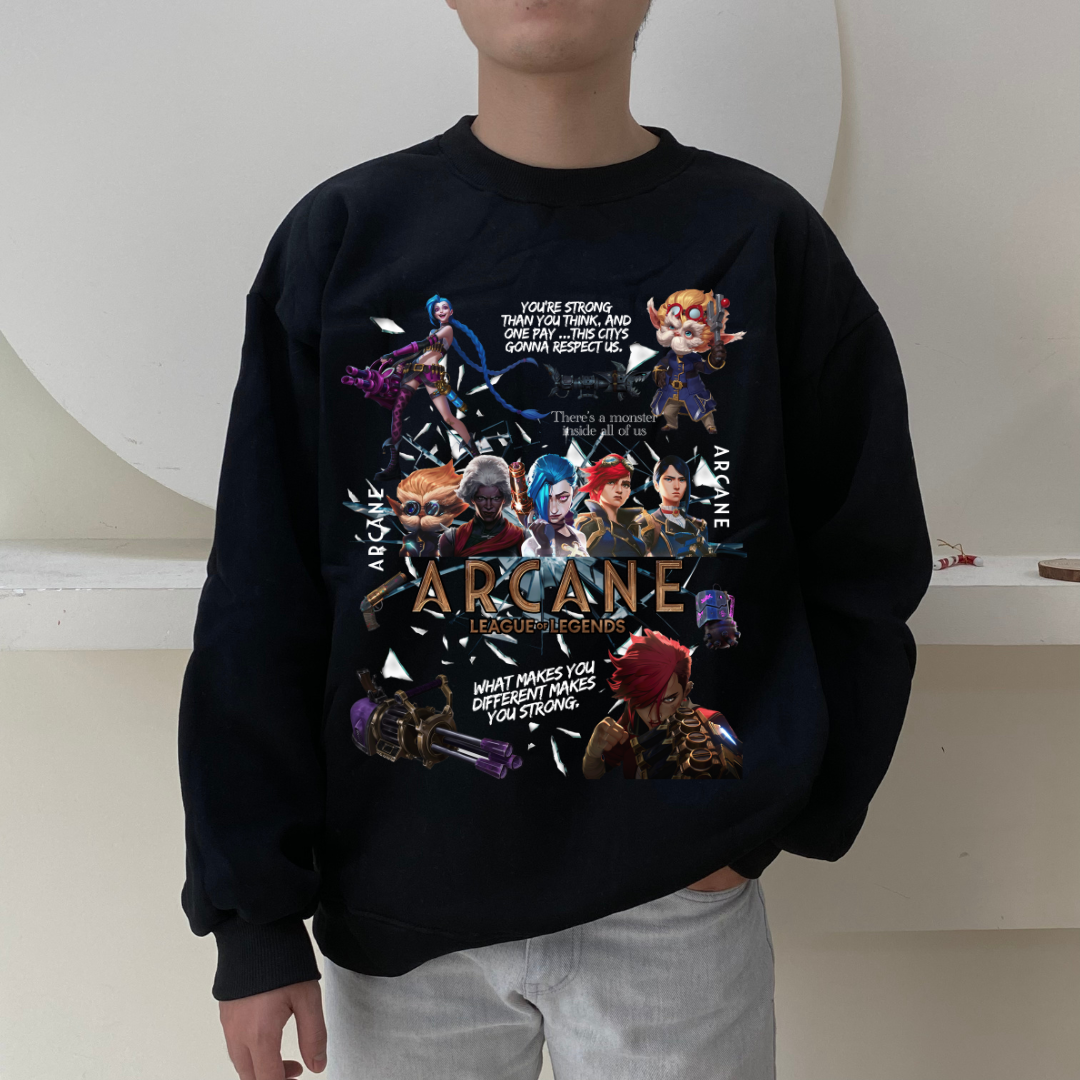 Arcane JinX Vi Viktor Jayce Ekko Arcane Shirt