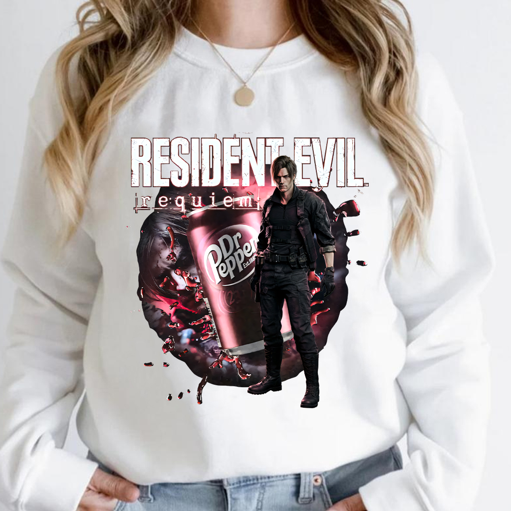 Dr. Pepper x Resident Evil Requiem Oversized T-shirt/Crewneck/Hoodie