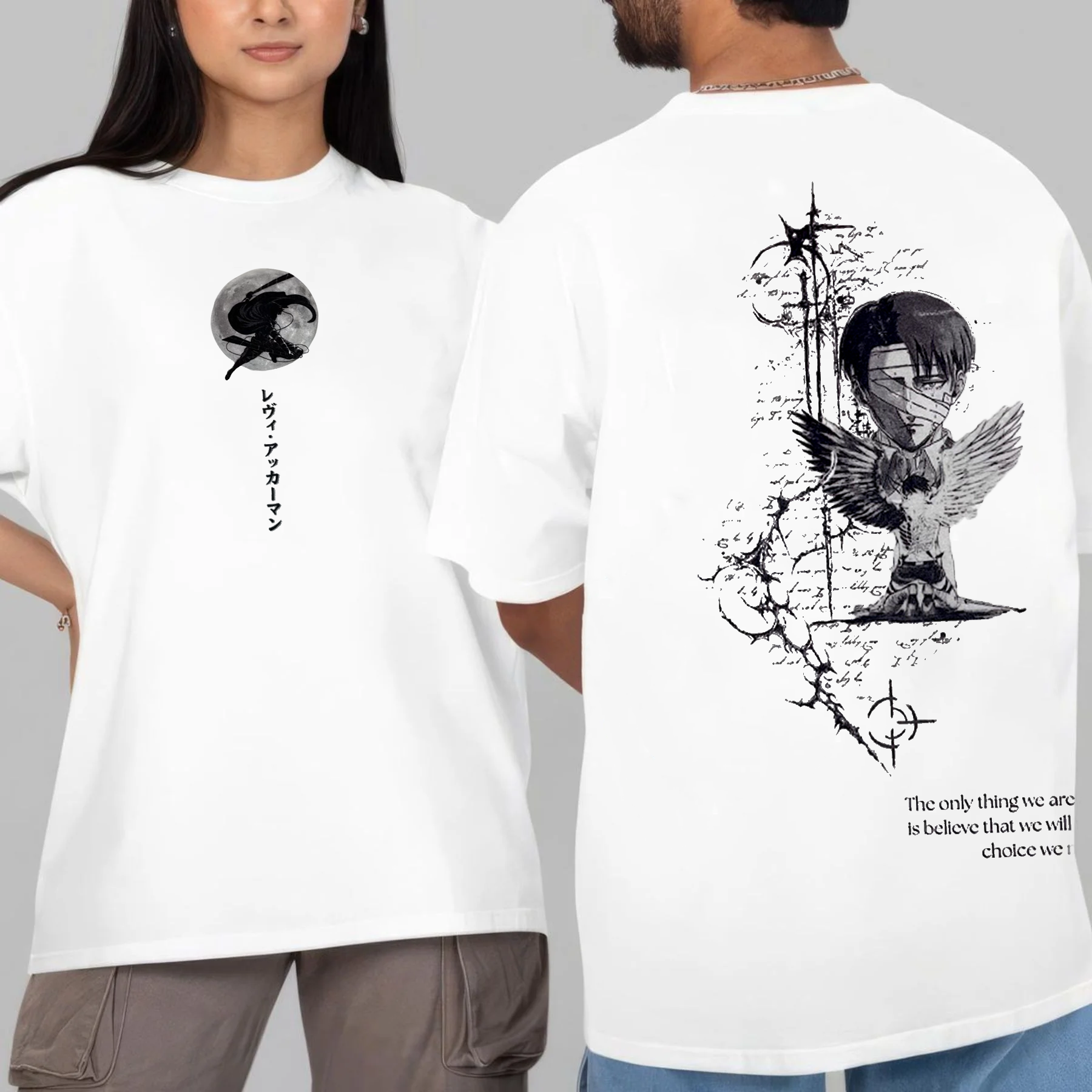 Levi Ackerman-Attack on Titan spired Unisex Shirts/Crewneck/Hoodie