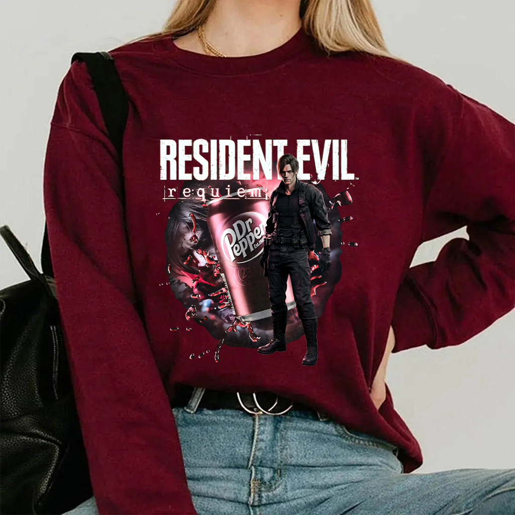 Dr. Pepper x Resident Evil Requiem Oversized T-shirt/Crewneck/Hoodie