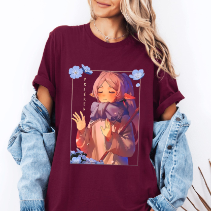 Frieren Shirt, Kawaii Anime Shirt