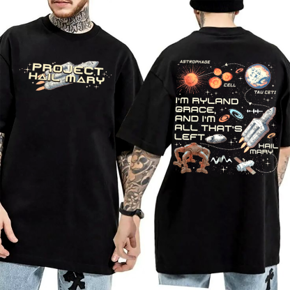 Project Hail Mary,Rocky and Ryland Grace Graphic  Inspired Unisex T-shirt/Crewneck/Hoodie