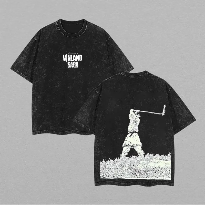 Vinland Saga Printed Unisex Washed T-Shirt