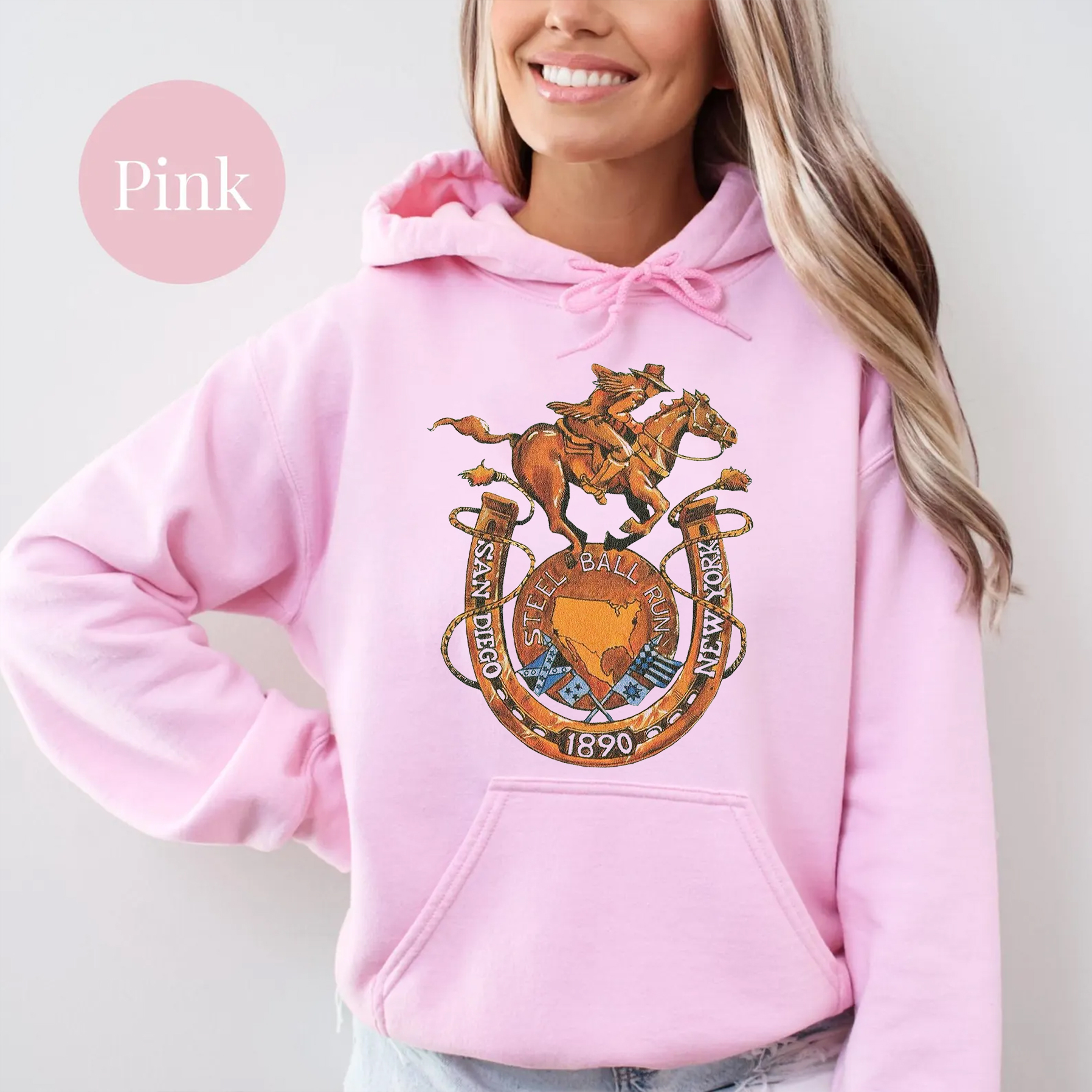 Steel Ball Run - JoJo's Bizarre Oversized T-shirt/Crewneck/Hoodie