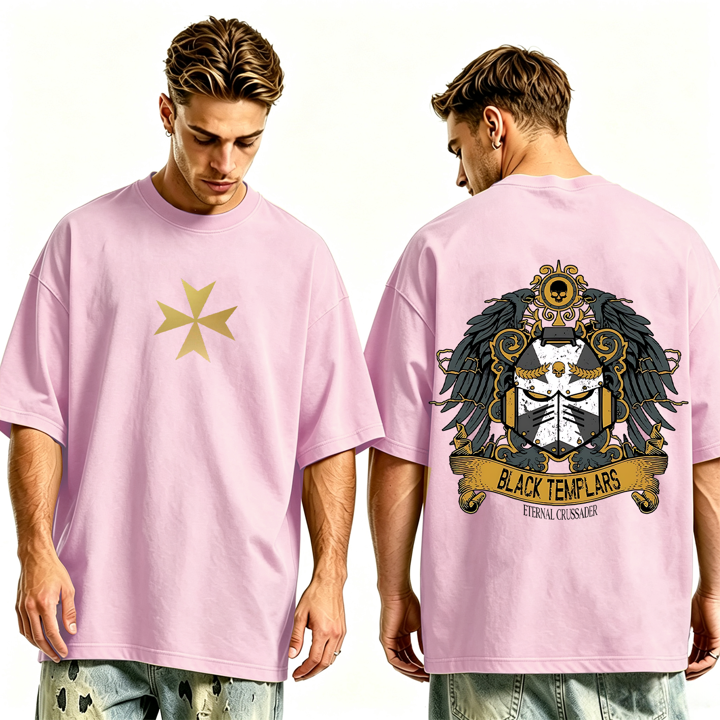 Black Templars Oversized T-shirt/Crewneck/Hoodie