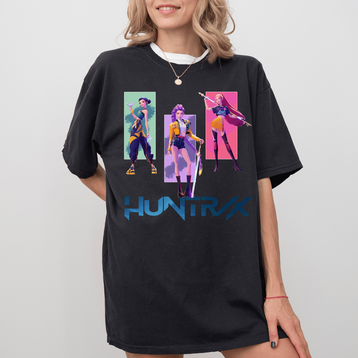 Huntrix - K -pop Demon Hunter Character 2025 Unisex T-shirt/Crewneck/H